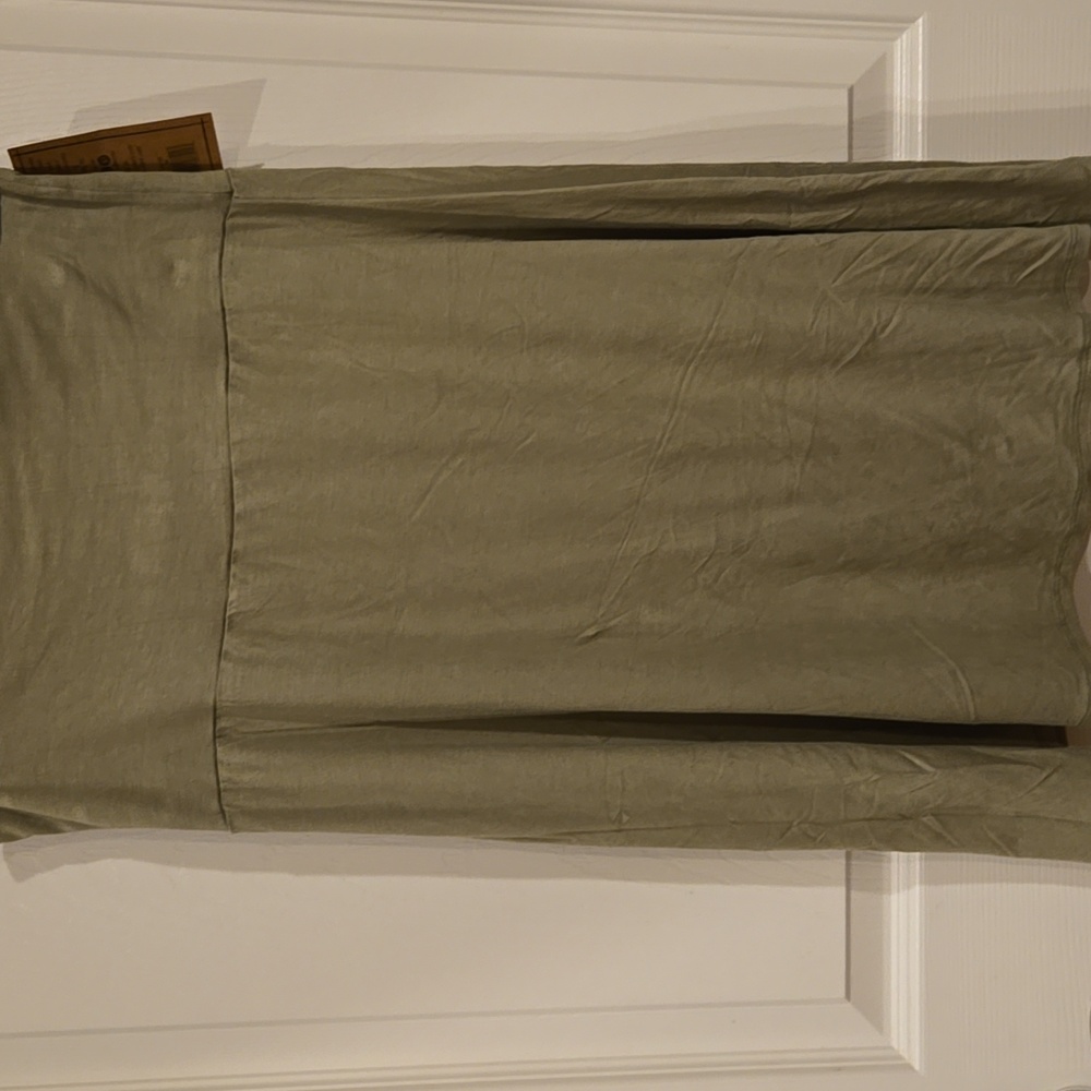 Simply Saguro Olive Green Skirt